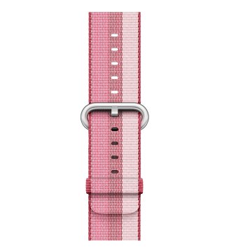 Apple Cinturino in nylon intrecciato lampone (42 mm)