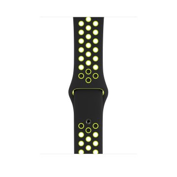 Apple MTMW2ZM/A accessorio indossabile intelligente Band Nero, Verde Fluoroelastomero