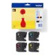 Brother LC121VALBP cartuccia d'inchiostro 4 pz Originale Nero, Ciano, Magenta, Giallo 3