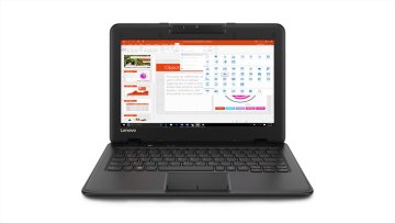 Lenovo 100e Intel® Celeron® N3350 Computer portatile 29,5 cm (11.6") HD 4 GB LPDDR4-SDRAM 64 GB eMMC Wi-Fi 5 (802.11ac) Windows 10 Pro Nero