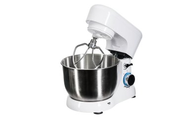 GOCLEVER KITCHEN MATE BASIC Sbattitore con base 1500 W Acciaio inox, Bianco