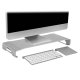 Sharkoon Aluminium Monitor Stand PRO Scrivania Argento 3