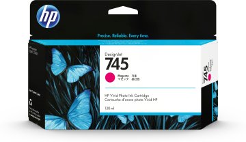 HP Cartuccia Inchiostro Magenta DesignJet 745, 130 ml