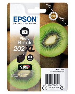 Epson Kiwi Singlepack Photo Nero 202XL Claria Premium Ink