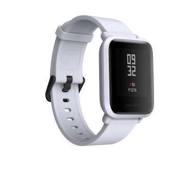 Amazfit Bip 3,25 cm (1.28") LED Digitale 176 x 176 Pixel Touch screen Nero, Bianco Wi-Fi GPS (satellitare)