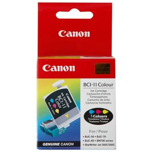 Canon BCI-11 cartuccia d'inchiostro Originale Ciano, Magenta, Giallo