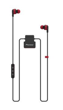 Pioneer ClipWear Active Auricolare Wireless In-ear Sport Micro-USB Bluetooth Nero, Rosso