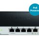 D-Link DGS-1100-05PD switch di rete Gestito L2 Gigabit Ethernet (10/100/1000) Supporto Power over Ethernet (PoE) Nero 5