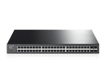 TP-Link T1600G-52PS switch di rete Gestito L2+ Gigabit Ethernet (10/100/1000) Supporto Power over Ethernet (PoE) 1U Nero