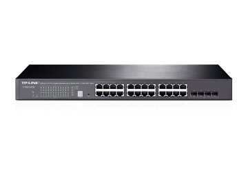 TP-Link T1700G-28TQ Gestito L2/L2+ Gigabit Ethernet (10/100/1000) 1U Nero