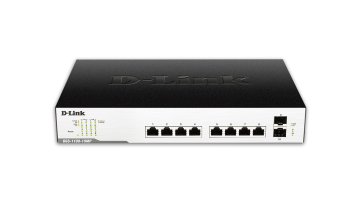 D-Link DGS-1100-10MPP switch di rete Gestito Gigabit Ethernet (10/100/1000) Supporto Power over Ethernet (PoE) Nero, Grigio