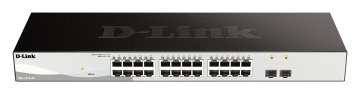 D-Link DGS-1210-26 switch di rete Gestito L2 Gigabit Ethernet (10/100/1000) 1U Nero, Grigio