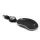 NGS SINBLACK MOUSE USB 3 TASTI 1000 DPI CAVO RETRATTILE NERO 4