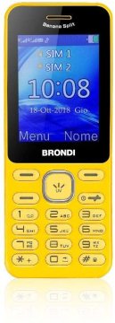 Brondi Banana Split 6,1 cm (2.4") 74 g Giallo Telefono per anziani