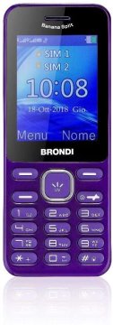 Brondi Banana Split 6,1 cm (2.4") 74 g Viola Telefono per anziani