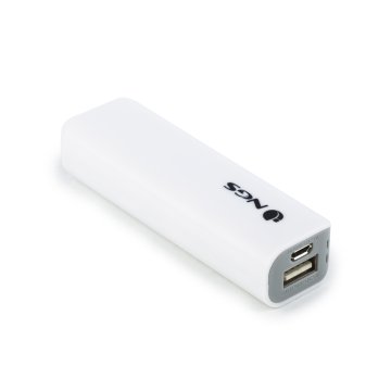 NGS PowerPump 2200 Bianco Ioni di Litio 2200 mAh Grigio, Bianco