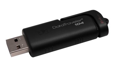 Kingston Technology DataTraveler 104 unità flash USB 64 GB USB tipo A 2.0 Nero