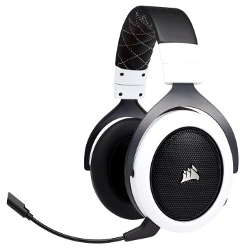 Corsair HS70 Auricolare Wireless A Padiglione Gaming Nero, Bianco