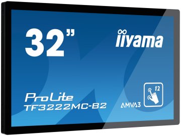 iiyama TF3222MC-B2 visualizzatore di messaggi 80 cm (31.5") LED 425 cd/m² Full HD Nero Touch screen 20/7