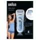 Braun Silk-épil LS5-160 Blu - Depilatore Donna Elettrico Senza Fili, Rifinitore E Sistema Esfoliante Wet&Dry 3 In 1 Con 2 Accessori 5