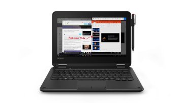 Lenovo 300e Intel® Celeron® N3450 Ibrido (2 in 1) 29,5 cm (11.6") Touch screen HD 4 GB LPDDR4-SDRAM 64 GB eMMC Wi-Fi 5 (802.11ac) Windows 10 Pro Education Nero