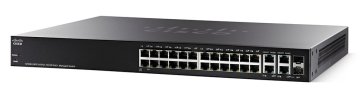 Cisco SF350-24P Gestito L2/L3 Fast Ethernet (10/100) Supporto Power over Ethernet (PoE) Nero