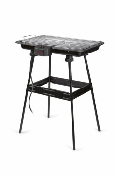 Girmi BQ21 Barbecue Da tavolo Elettrico Nero, Stainless steel 2200 W