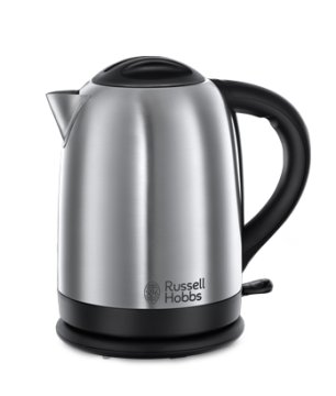 Russell Hobbs 20195-70 bollitore elettrico 1 L 2200 W Nero, Metallico