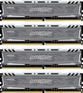 Ballistix 16GB DDR4 memoria 4 x 4 GB 2400 MHz