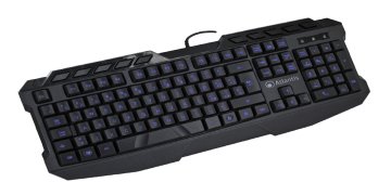 Atlantis Land Gamer Light 600 tastiera USB QWERTY Italiano Nero