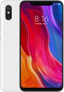 Xiaomi Mi 8 15,8 cm (6.21") Doppia SIM Android 8.1 4G 6 GB 128 GB 3400 mAh Bianco