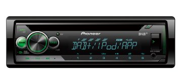 Pioneer DEH-S410DAB Ricevitore multimediale per auto Nero