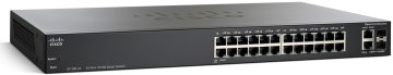 Cisco Small Business SF200-24FP Gestito L2 Fast Ethernet (10/100) Supporto Power over Ethernet (PoE) 1U Nero