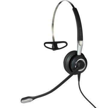 Jabra Biz 2400 II USB Mono BT MS Auricolare Con cavo e senza cavo Passanuca, A clip, A Padiglione Ufficio Bluetooth Nero, Argento