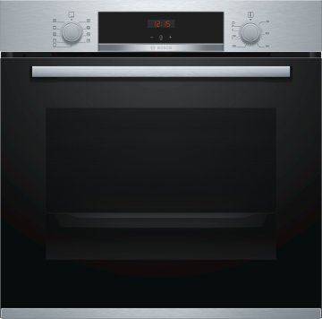 Bosch Serie 4 HBA554YS0 forno 71 L Nero, Acciaio inox