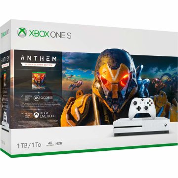 Microsoft Xbox One S + Anthem 1 TB Wi-Fi Bianco