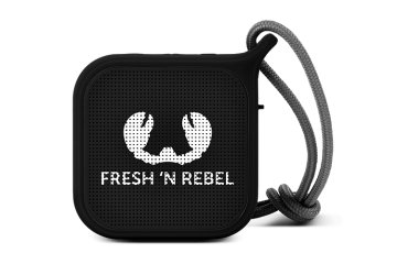Fresh 'n Rebel Rockbox Pebble 1RB0500BL - Altoparlante portatile Bluetooth splashproof, nero