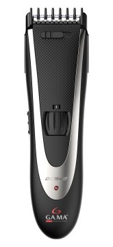 GA.MA Tagliacapelli GC542, Cord-Cordless, Altezze di Taglio da 3 a 14,5 mm, Senza Pettini Guida 0,8 mm, Lame in Acciaio Inossidabile, Motore DC Ultraleggero, Estrema Maneggevolezza, Autonomia Batteria
