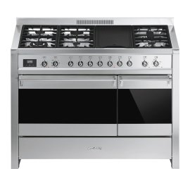 Smeg A3-81 cucina Cucina freestanding Elettrico Gas Acciaio inox
