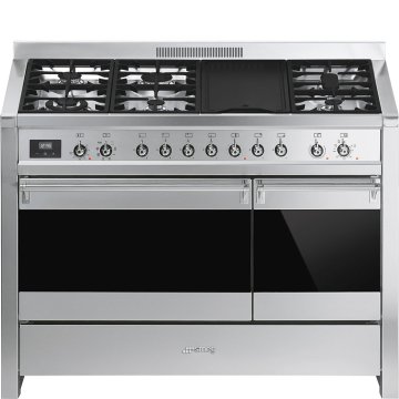 Smeg A3-81 cucina Cucina freestanding Elettrico Gas Acciaio inox