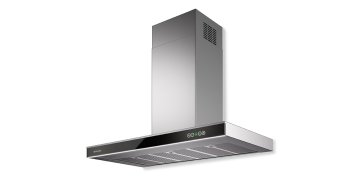FABER S.p.A. ONYX-T BK GLASS/X A90 Cappa aspirante a parete Acciaio inox 380 m³/h