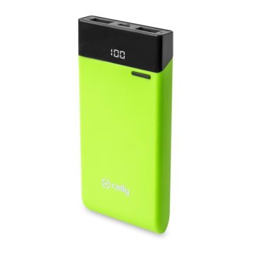 Celly PBPOP5000GN batteria portatile Ioni di Litio 5000 mAh Nero, Verde