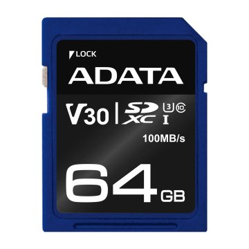 ADATA ASDX64GUI3V30S-R memoria flash 64 GB SDXC UHS-I Classe 10