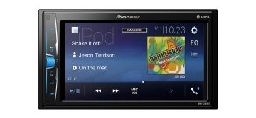 Pioneer MVH-A200VBT Ricevitore multimediale per auto Nero Bluetooth