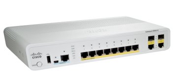Cisco Catalyst WS-C2960C-8PC-L switch di rete Gestito L2 Fast Ethernet (10/100) Supporto Power over Ethernet (PoE) Bianco