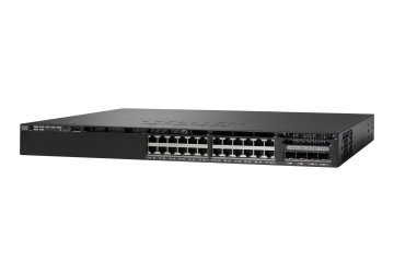 Cisco Catalyst WS-C3650-24PS-S switch di rete Gestito L3 Gigabit Ethernet (10/100/1000) Supporto Power over Ethernet (PoE) 1U Nero