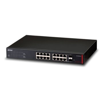 Buffalo BS-GS2016 switch di rete Gestito L2/L3 Gigabit Ethernet (10/100/1000) Nero