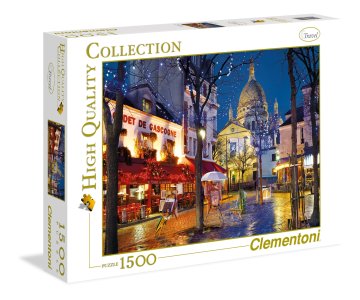 Clementoni Paris, Montmartre Puzzle 1500 pz Città