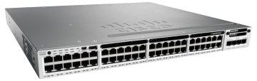 Cisco Catalyst WS-C3850-48T-S switch di rete Gestito L3 Gigabit Ethernet (10/100/1000) Nero, Grigio