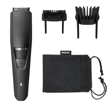 Philips BEARDTRIMMER Series 3000 Rifinitore per barba con impostazioni di precisione da 0,5 mm